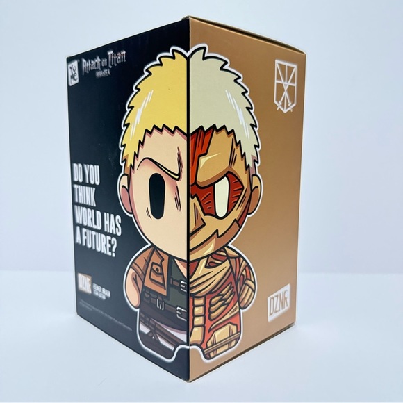 DZNR Collectible Designer Toy Titan Attack on Titan Stuffed Reiner Braun - Picture 5 of 5